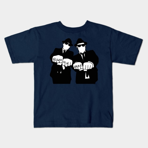 The Blues Brothers Kids T-Shirt by minimalistuff